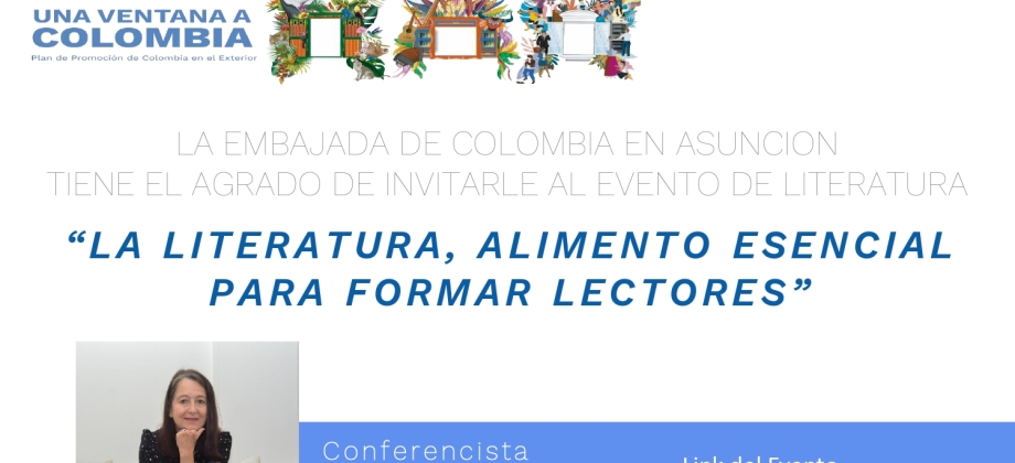 Invitación a conferencia con la escritora Beatriz Helena Robledo