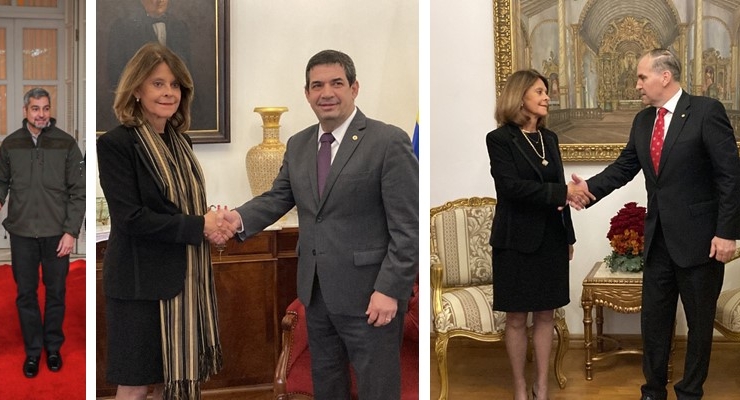 Vicepresidente y Canciller se reunió con las máximas autoridades de Gobierno de Paraguay