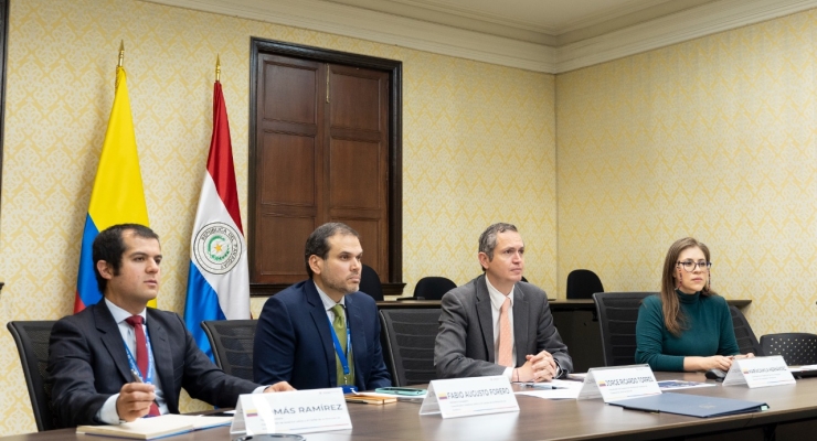 Colombia y Paraguay renuevan su Programa de Cooperación 2022-2024